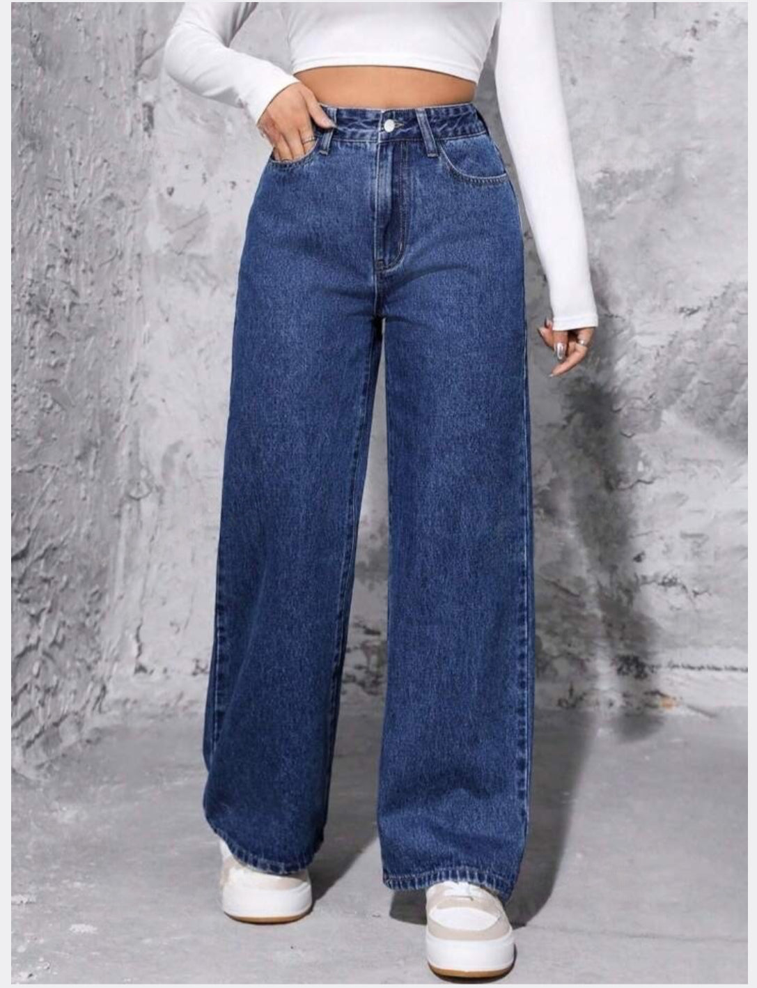 Levi’s Wide Leg Non Lycra Denim - Mid Blue