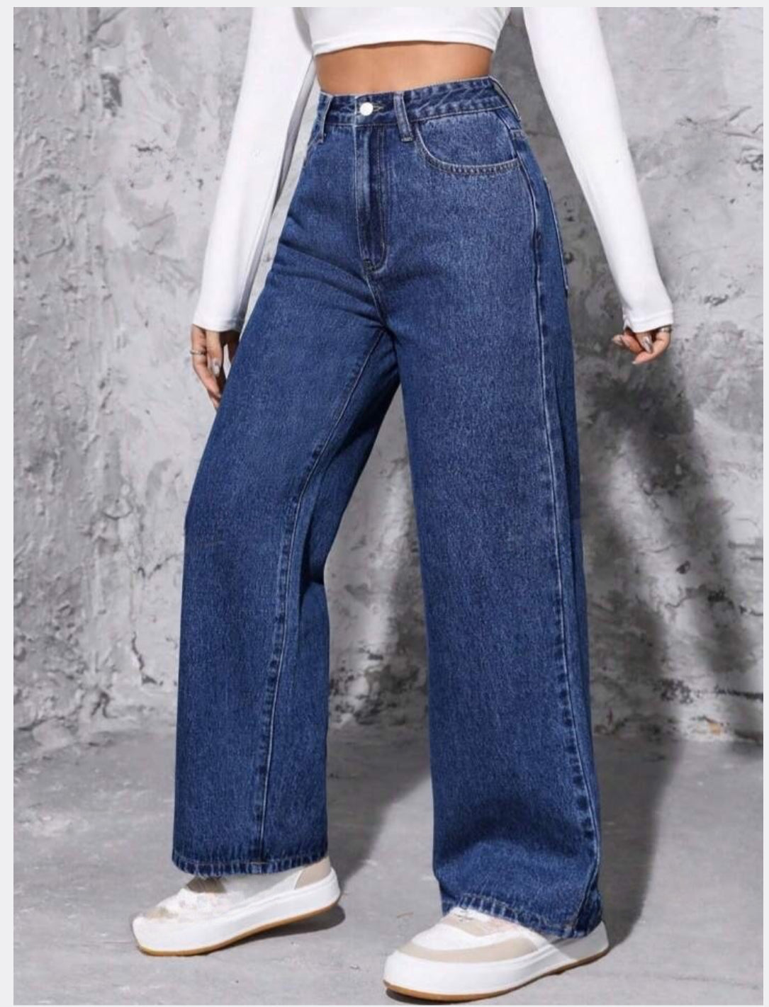 Levi’s Wide Leg Non Lycra Denim - Mid Blue