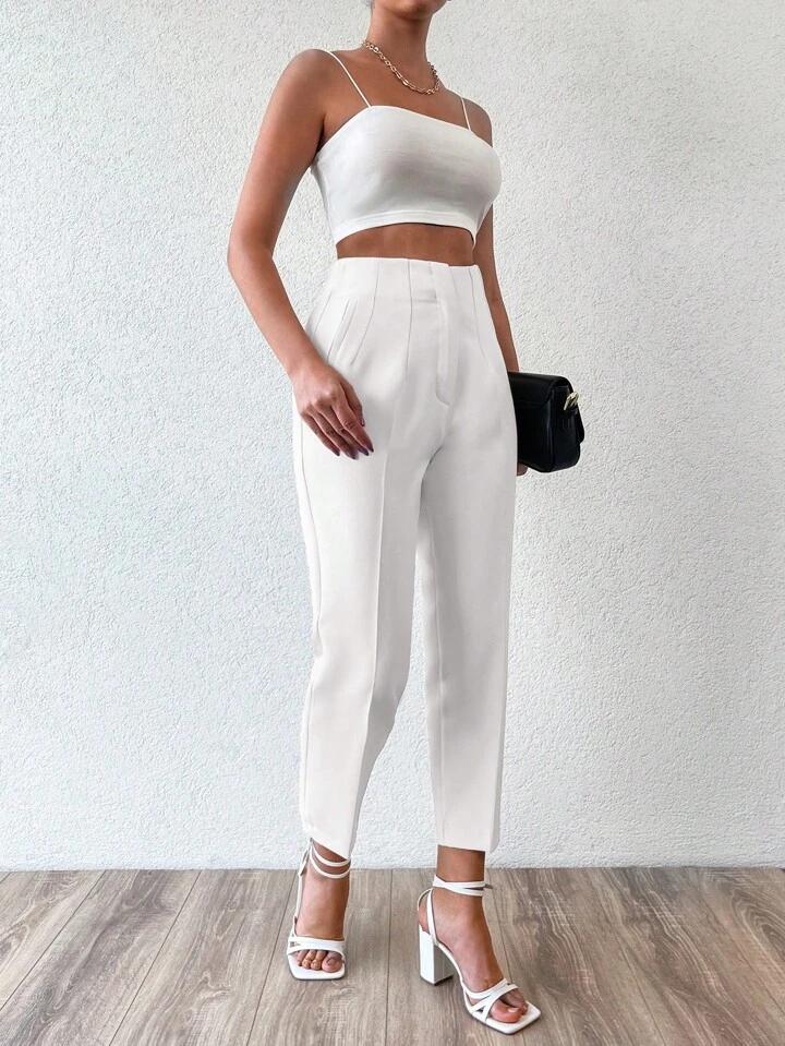 Korean Style Pleated Formal Pants
