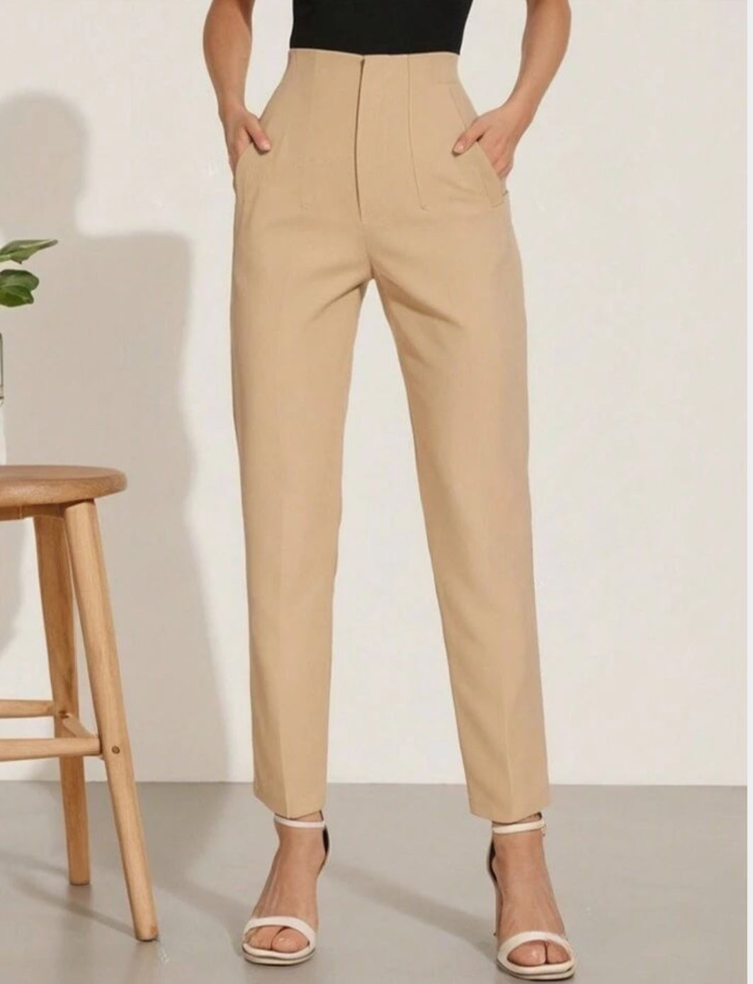 Korean Style Pleated Formal Pants
