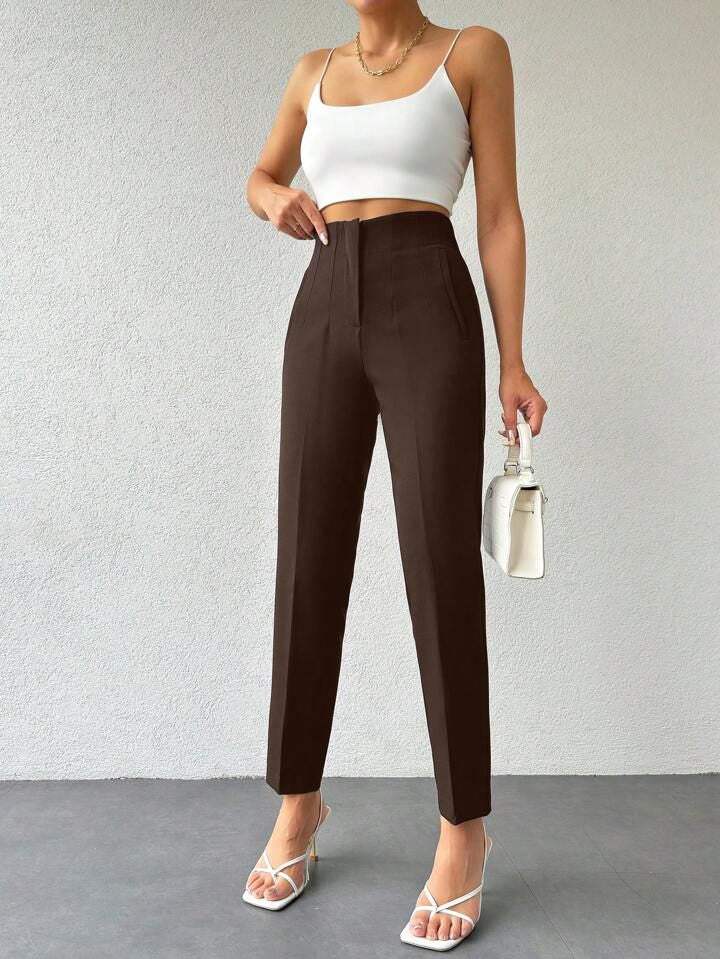 High-waisted Formal Pants