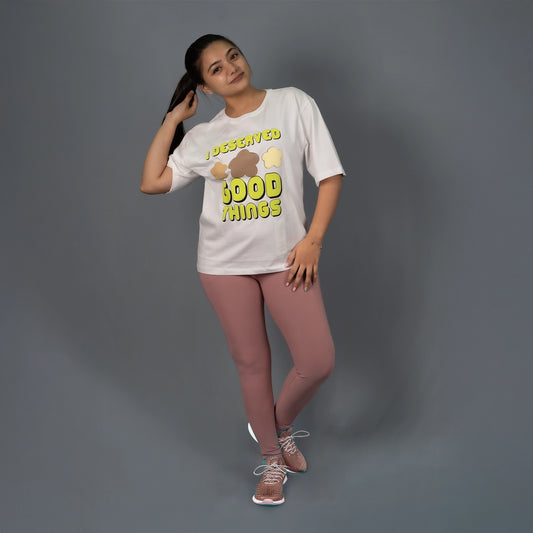 Glamulous Clothing Light Pink mesh leggings front shot
