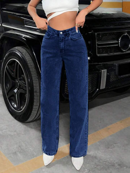 Levi’s Premium Stretchable Straight Leg Denim - Dark Blue