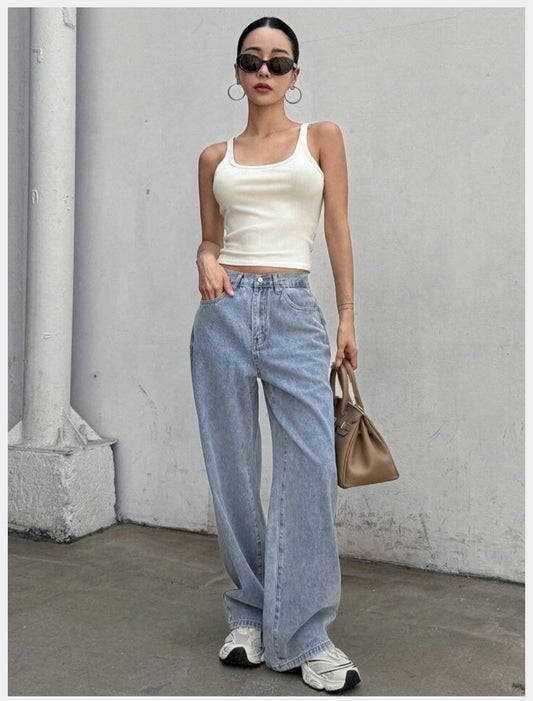 Levi’s Wide Leg Non Lycra Denim - Light Blue