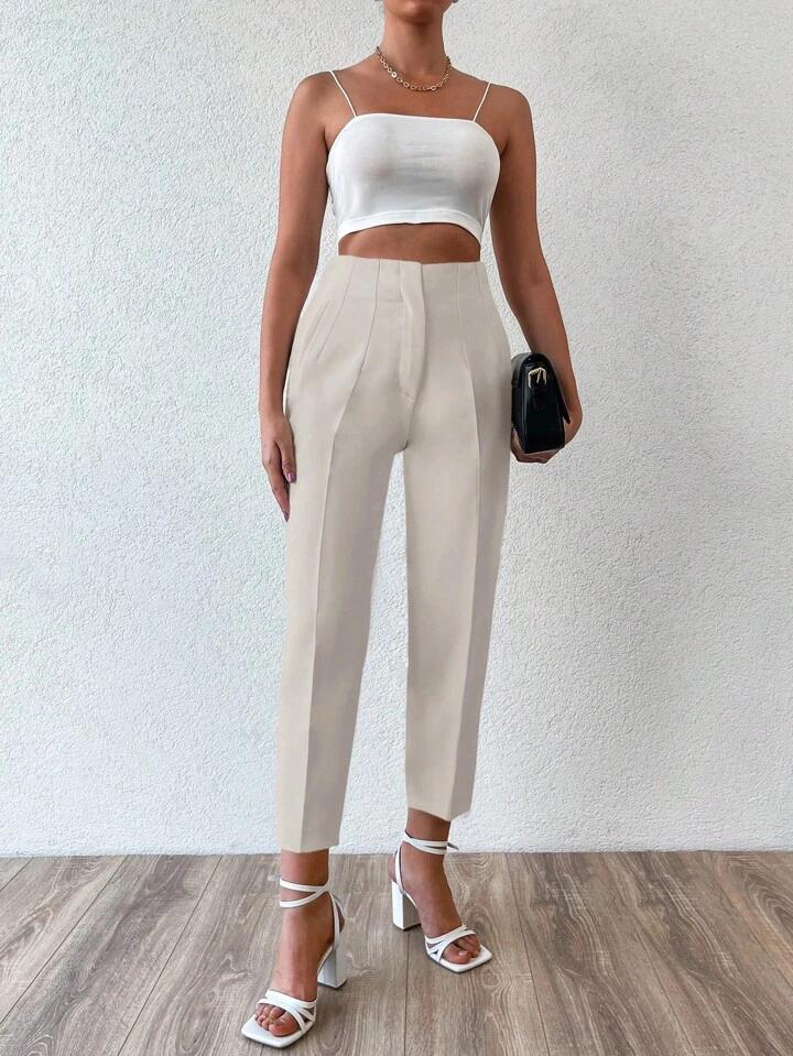 Korean Style Pleated Formal Pants